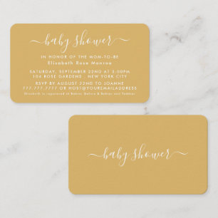 Script simple - Invitation de billet Baby shower