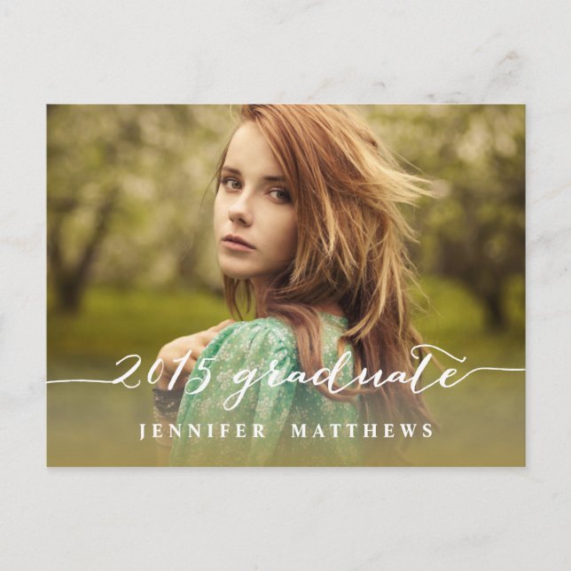 Script simple | Invitation de la fête de remise de (Devant)