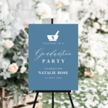 script simple pharmarcy grad party signe d'accueil