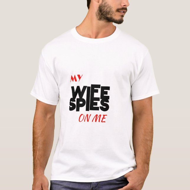 Script T-shirt || Ma Femme M'Espère (Devant)