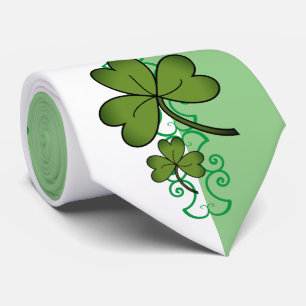 Scroll & Shamrock Cravate masculine