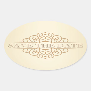 Scrolls vintages Enregistrer les étiquettes de mar