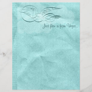 Scrolly Bird (Papier de scrapbooking personnalisé)