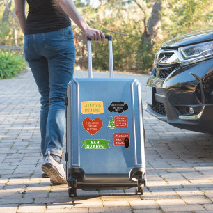 Scrooge A Christmas Carol Citations Sticker Pack