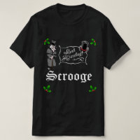 SCROOGE Bah Humbug T-shirt de Noël