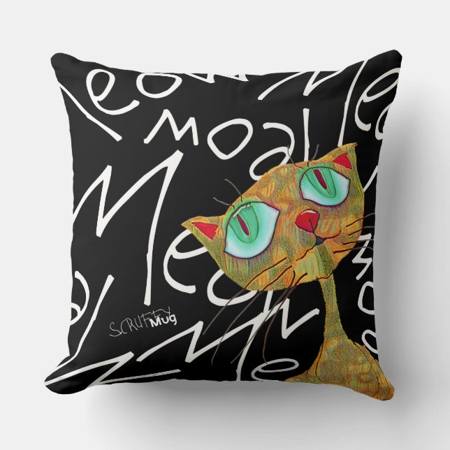 ScruffyMugArtGallery 20 x 20 Coussin (Recto)
