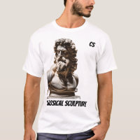 Sculpture classique graphique T-shirt
