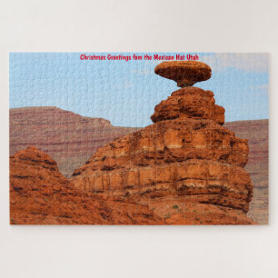 Sculpture de Mexican Hat Mountain Utah. Puzzle