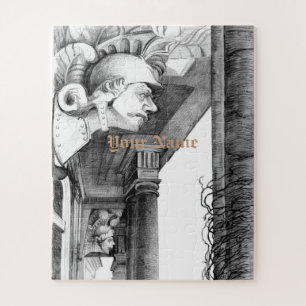 Sculpture du château Pencil Art Puzzle