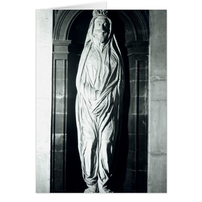 Sculpture en pierre de John Donne dans son linceul (Devant)