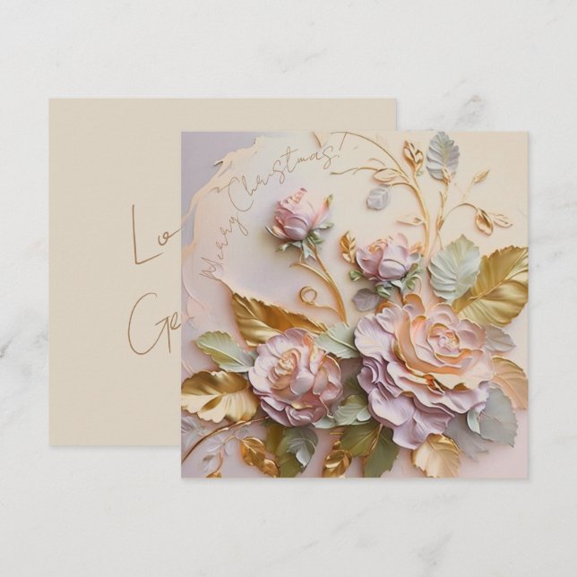 Sculpture Roses Roses Roses Rose (Devant / Derrière)