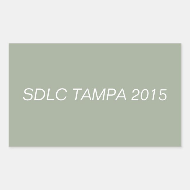 SDLC TAMPA 2015 STICKER (Devant)