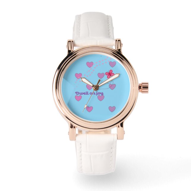 se concentrer sur la joie montres à coeurs et empr (Recto)