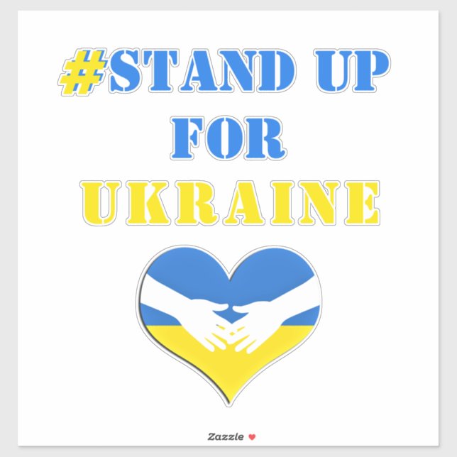 # Se Débattre Pour Les Stickers De Soutien À L'Ukr (Feuille)