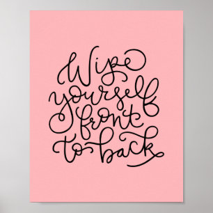 Se essuyer face à face à face Poster de la salle d