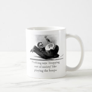 "se laissant tomber tasse hors de société"