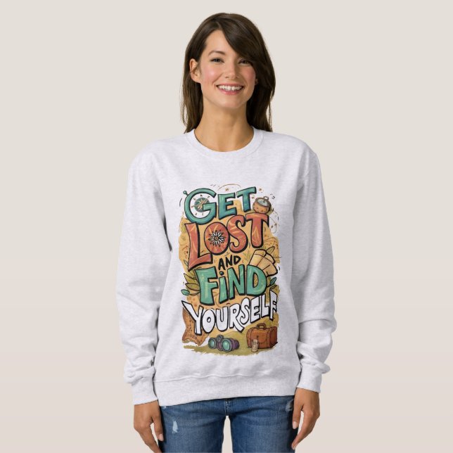 se perdre et se retrouver sweatshirt (Devant entier)