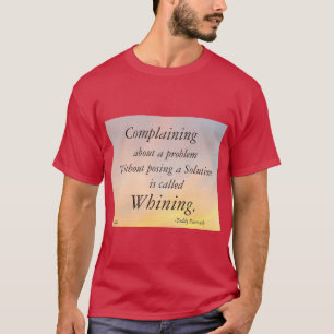 SE PLAINDRE AU SUJET D'UN T-SHIRT DE ROOSEVELT DE