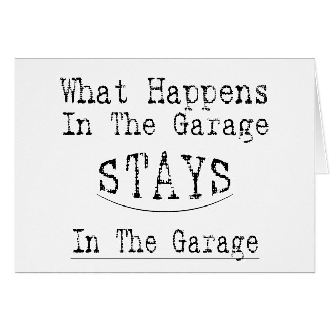 Se produit dans le garage (Devant horizontal)
