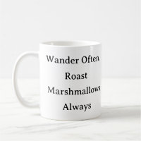 Se promener Souvent Mug - Joli feu de camp Marshma
