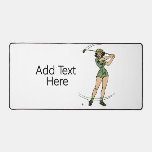 Se réchauffer pour Golf Lady Golfer
