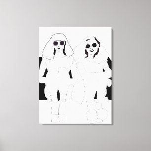 "Se reposant autour" de la toile