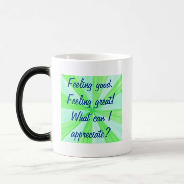 Se sentir bien, se sentir bien, affirmation mugs (Gauche)