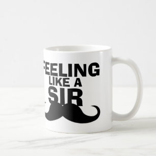 Se sentir comme des tasses de café de moustache de