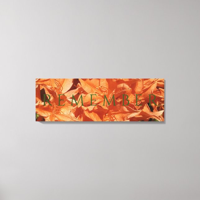 Se souvenir de l'impression de toile étirée (Recto)