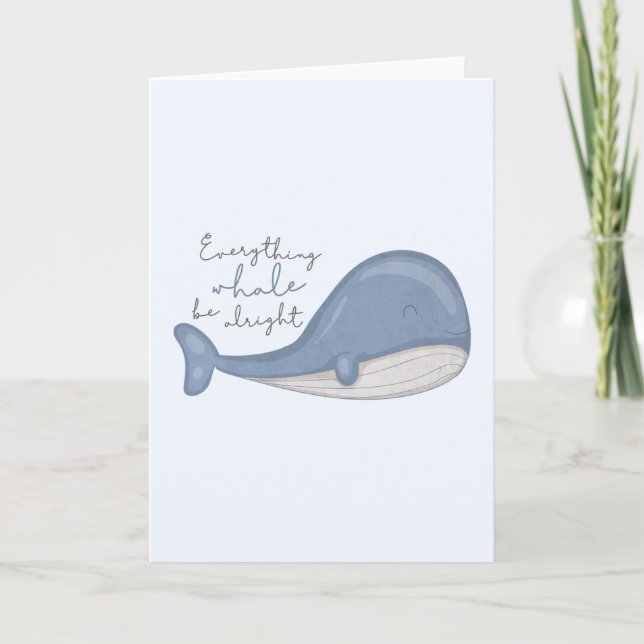 Sea Animal Pun : Tout va bien pour la baleine (Devant)