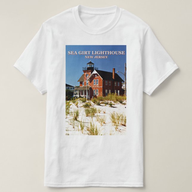 Sea Girt Lighthouse, T-shirt New Jersey (Design devant)
