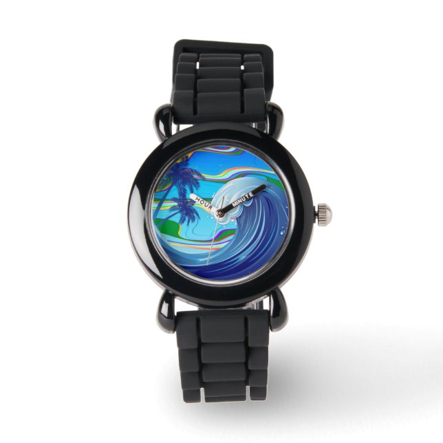 Sea Ocean Big Wave Water montres (Recto)