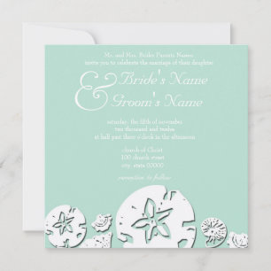 Sea Shells - Invitations De Mariage