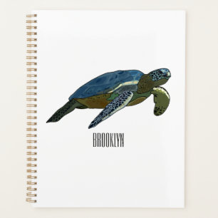 Sea turtle cartoon