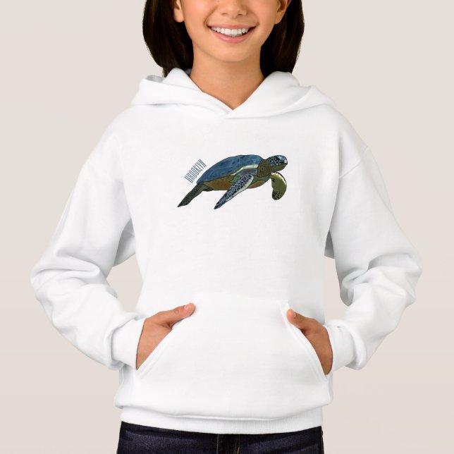 Sea turtle cartoon (Devant)