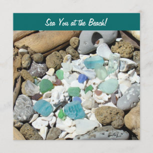 Sea You à la Plage ! Invitations ! Fossiles Côtier