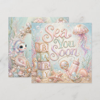 Sea You Soon Pastel sous la mer Baby Shower