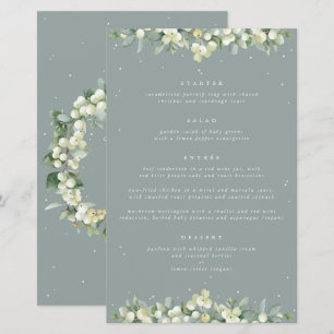Seafoam Snowberry+Eucalyptus 4 Parcours Menu Maria