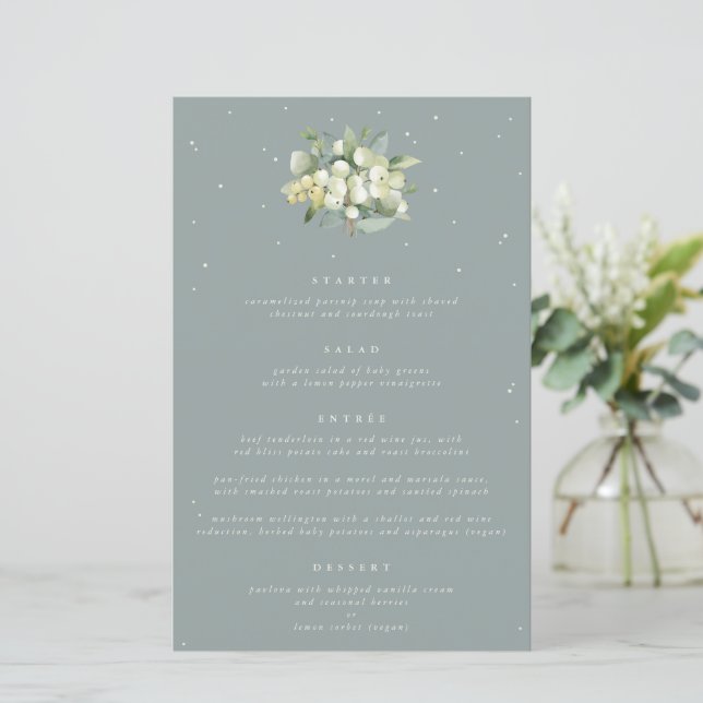 Seafoam Snowberry+Eucalyptus 4 Parcours Menu Maria (Debout devant)