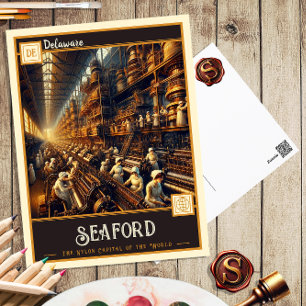 Seaford, Delaware   Carte postale Vintage