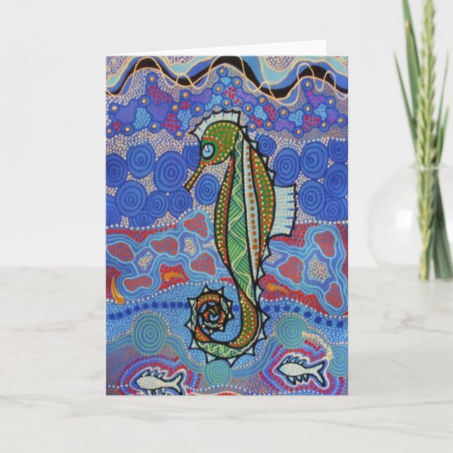 Seahorse Dreaming avec carte d'histoire Dreaming (Devant)