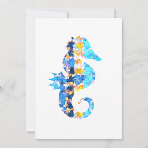 Seahorse Invitations
