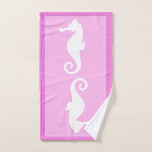 Seahorse rose (Serviette à main)
