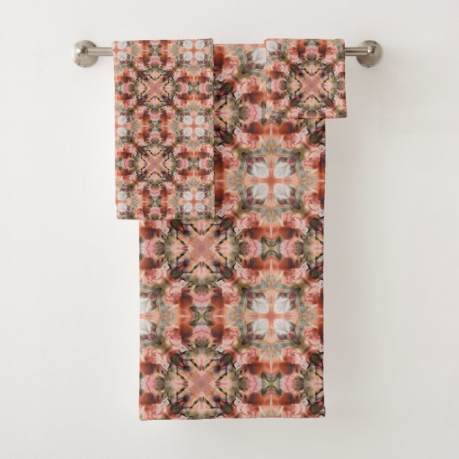 Seamless abstract ornamental brown decor kaleidosc (En situation)