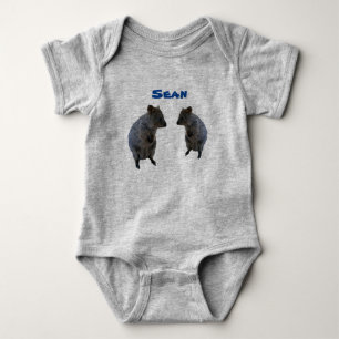 Sean Nom Avec Quokkas Australiens, Body Bébé