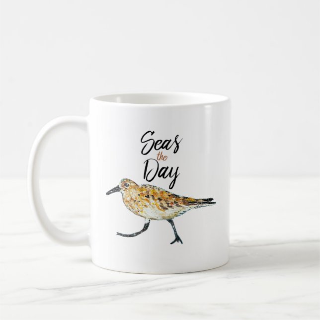 Seas Day Sandpiper Mug (Gauche)