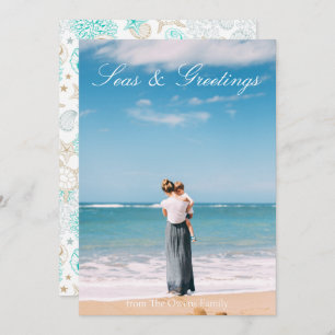 Seas Love Sea & Salutations Ocean Photo Carte Plat