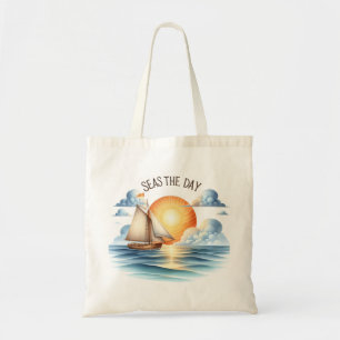 "Seas The Day" Sac fourre-tout de voiliers océaniq