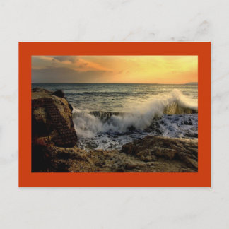SEASCAPE SUR UNE CARTE POSTALE