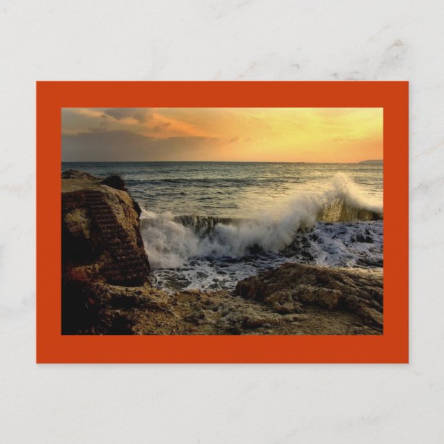 SEASCAPE SUR UNE CARTE POSTALE (Devant)